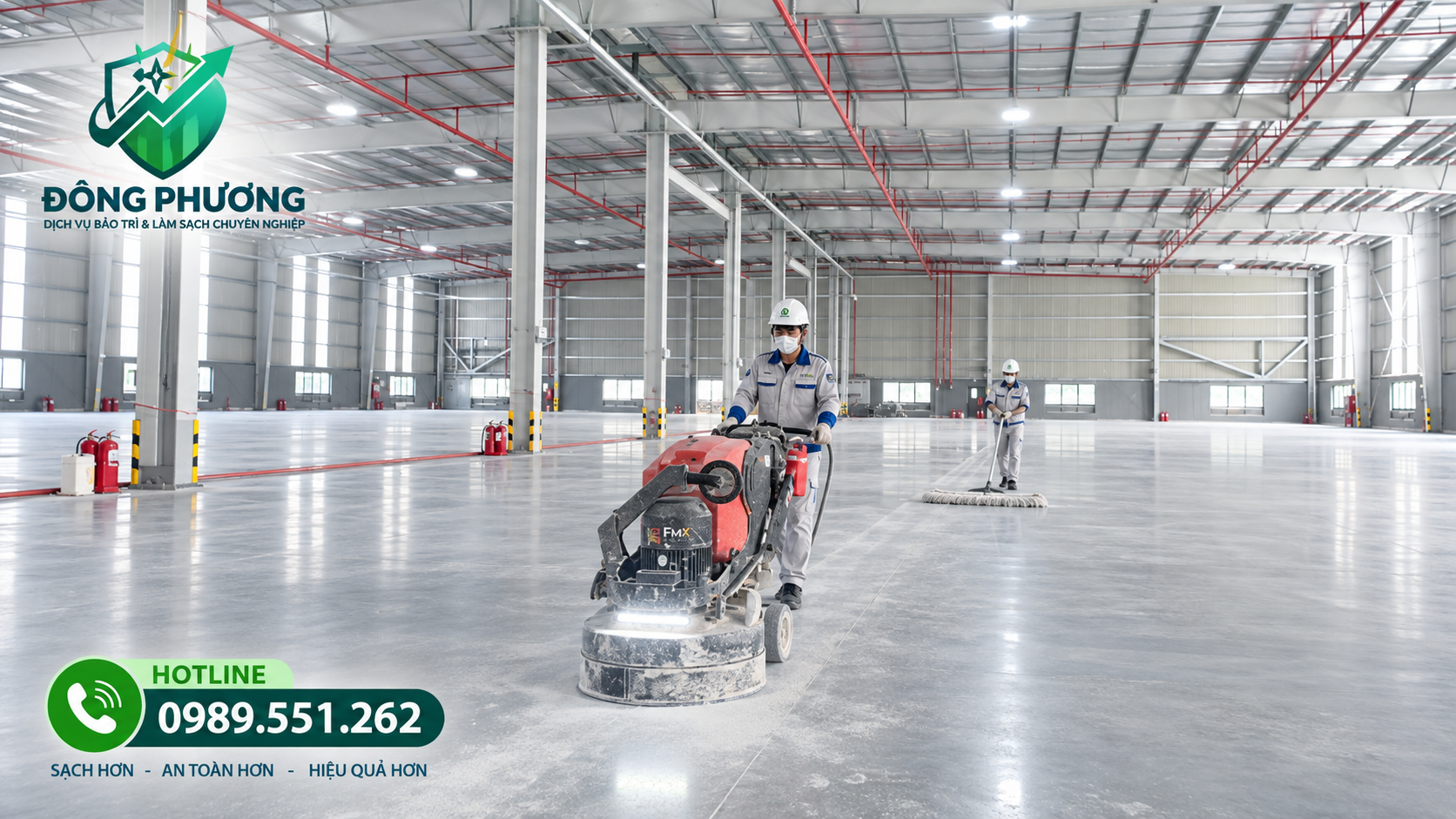 Dịch vụ mài sàn bê tông chuyên nghiệp Hải Phòng
