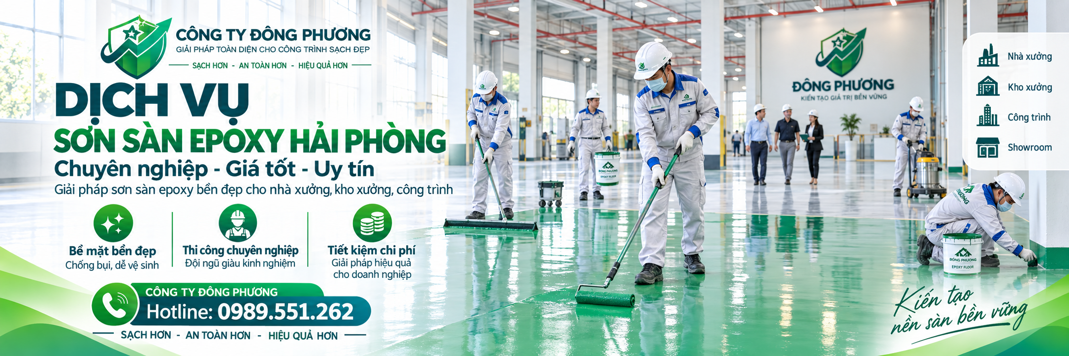 Dịch vụ sơn sàn epoxy Hải Phòng