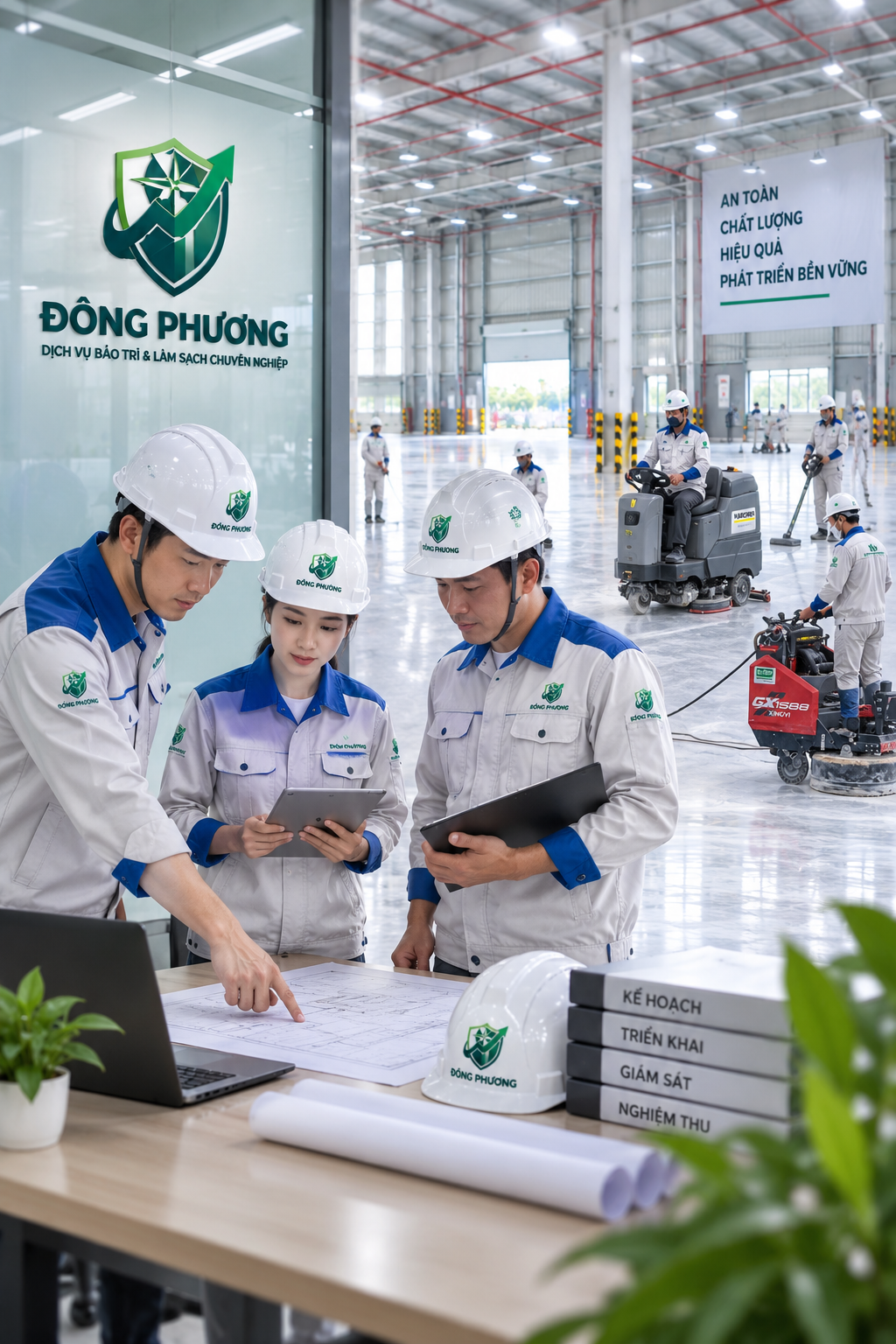 Mài nền bê tông giá tốt Hải Phòng - 0989.551.262