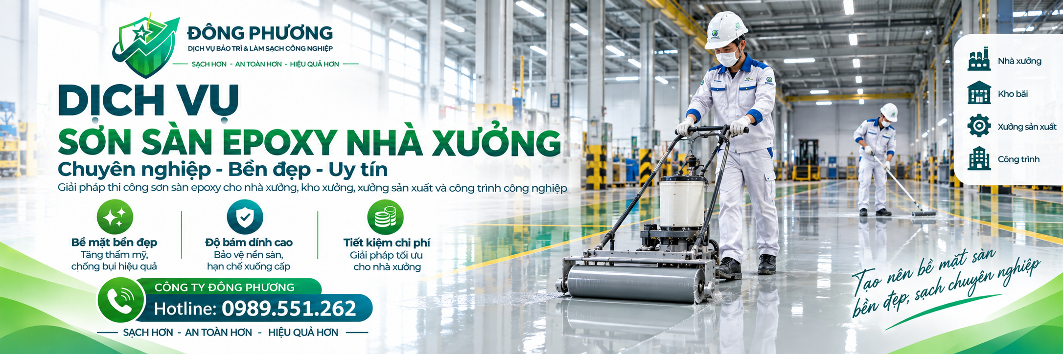 Sơn sàn epoxy giá rẻ Hải Phòng